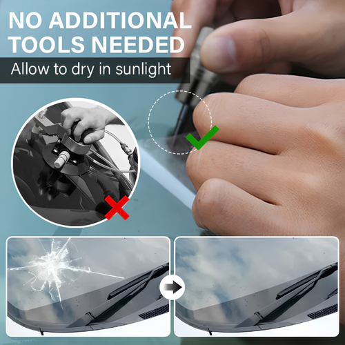 WHITTAKER GlassFix — Windshield Chip & Crack Repair Kit