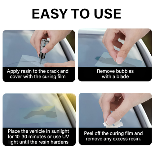 WHITTAKER GlassFix — Windshield Chip & Crack Repair Kit